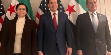 Mazlûm Ebdî û Îlham Ehmed bi Wezîrê Amerîkayê Marco Rubio re civiyan