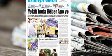 Azadiya Welat bi manşeta ‘Yekîtî keda Rêber Apo ye’ derket