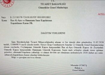 Tirkiyê 2 deriyên bi Rojavayê Kurdistanê re girtin