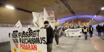 Li Hannoverê meşa bo Rojava