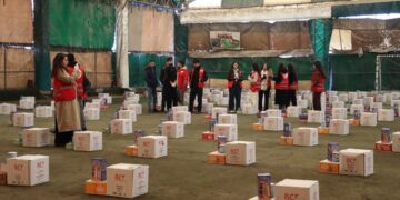 Heyva Sor a Kurdistanê: 175 hezar kesî koçî Kantona Cizîrê kir