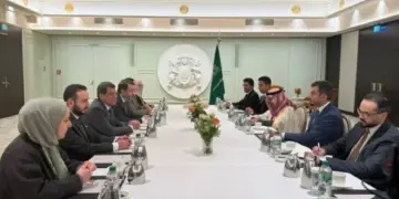 Ebdî, Îlham Ehmed û Şeybanî bi Wezîrê Derve yê Siûdî re civiyan