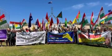 Li Awûstralyayê çalakiya piştgiriya Rojava