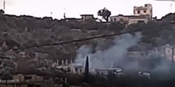 Komên Hikûmeta Demkî gundên Elewiyan topbaran kir