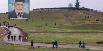 Cenazeyê rûspî Şêx Silêmanê Şabê bi merasîmek girseyî hate veşartin