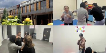 Jin eleqe nîşanî kursên ‘xweparastinê’ didin