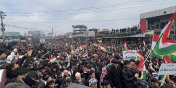 Li Qeladizê deh hezar ji bo Rojavayê Welat li piyan e