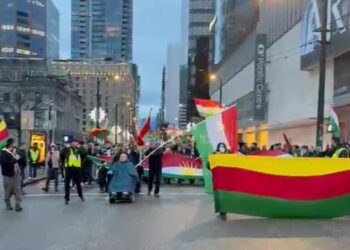 Li Kanadayê dirûşma ‘Bijî berxwedana Rojava’ olan da