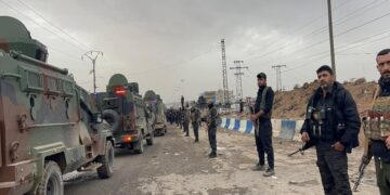 Vekişîna hêzên leşkerî temam bû: Asayişê peywir dewir girt