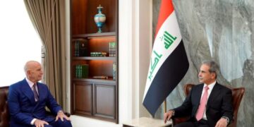 Tom Barrack û Fayîq Zêdan li ser pêkanîna hikûmetê civiyan