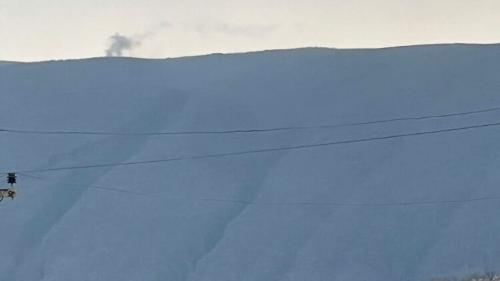 Çiyayê Benî Herîr hate bombekirin