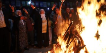 Di Newroza Edeneyê de daxwaza azadiya Abdullah Ocalan hate kirin