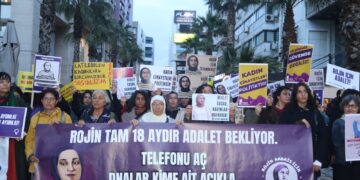 Ji Îzmîrê banga edaletê: 18 meh in rastiya Rojîn Kabaîş tê veşartin