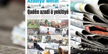 Azadîya Welat bi manşetê ‘Qadên azadî û yekîtiyê’ vejîya