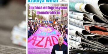 Azadîya Welat bi manşetê ‘Jin hêza entegrasyona demokratîk in’ vejîya