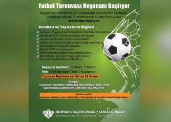 Serlêdanên 2yemîn Turnuvaya Futbolê ya Saziyan dest pê dike