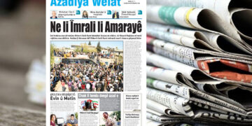 Azadiya Welat bi manşeta ‘Ne li Îmrali, li Amarayê’ derket