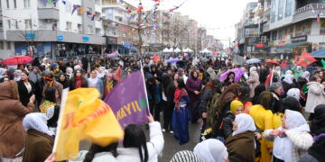 Li Êlihê mitînga 8ê Adarê: Divê jin ji bo azadiya birêz Ocalan têkoşîna xwe xurttir bikin