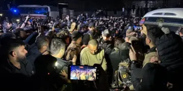 100 girtî li Hesekê hatin pêşwazîkirin