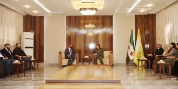 Mazlûm Ebdî û nûnerê hikûmeta demkî civiyan