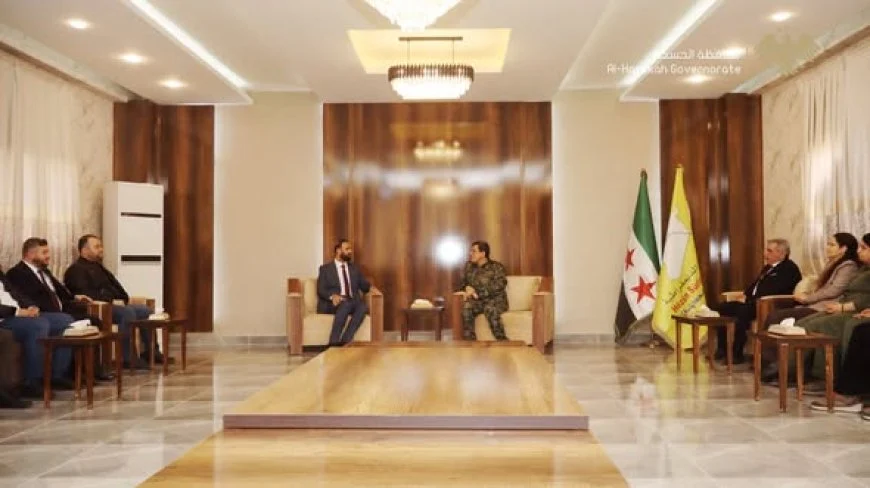 Mazlûm Ebdî û nûnerê hikûmeta demkî civiyan