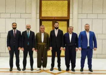 Nûredîn Ehmed û Ahmed Şara li hev civiyan