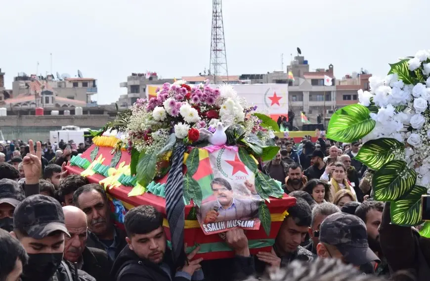 Cenazeyê Salih Muslim piştî merasîma li Qamişlo şandin Kobanê