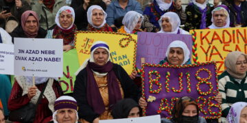 TJAyê li Stenbolê çalakî li dar xist: Em li dijî dagirkeriyê li cem gel û jinan in