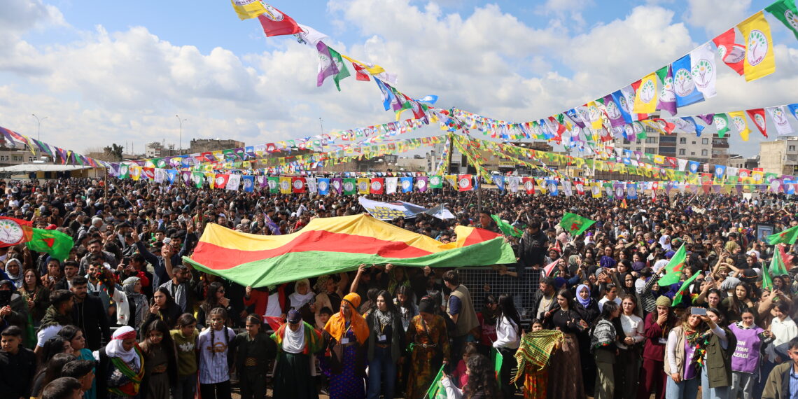 Li Newroza Wêranşarê daxwaza azadiya Abdullah Ocalan hat kirin