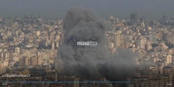 Îsraîlê cardin Beyrûd bombebaran kir: Avahî hilweşiyan