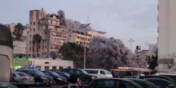 Hêrişê Îsraîlî, Beyrûd de şênê arde war