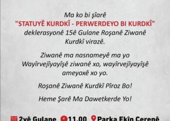 Seba Roşanê Ziwanê Kurdkî do deklerasyon bêro weşanayene