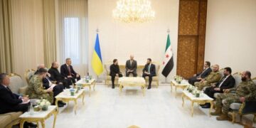 Zelensky, Şara û Fîdan li Şamê li hev civiyan