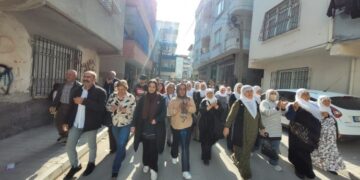 Şîna endamê HSDê Acar bi girseyî hate ziyaretkirin