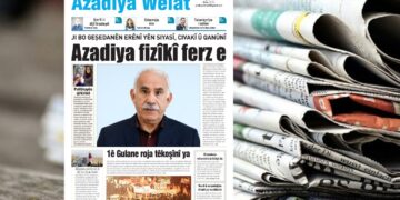 Azadiya Welat bi manşeta ‘Azadiya fîzîkî ferz e’ derket