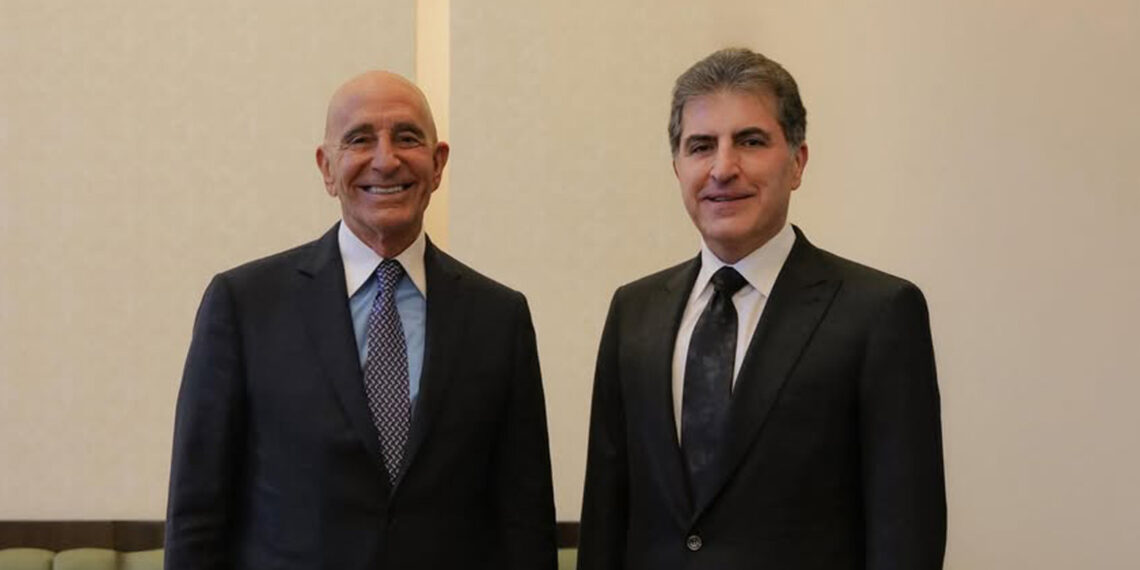 Nêçîrvan Barzanî li Antalyayê bi Tom Barrack re civiya