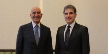 Nêçîrvan Barzanî Antalya de Tom Barrack reyde ame têhet