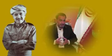 Kiştoxê Qasimlo mîyanê heyetê Îranî de yo