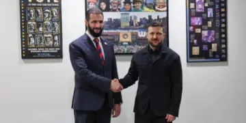 Zelensky, Şara û Fîdan li Şamê dicivin