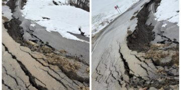 Ji ber baranê li Colemêrgê rê hilweşiya