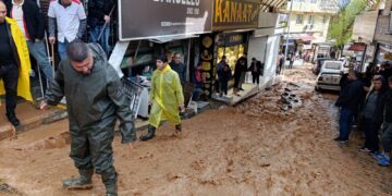 Li Farqînê ji ber barîna zêde ya baranê lehî rabû