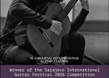 Xelata Festîvala Gîtara Klasîk a Sarajevo muzîkjenê kurdî rê ameye dayîş