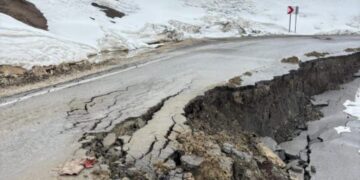 Ji ber baranê li Colemêrgê rê hilweşiya