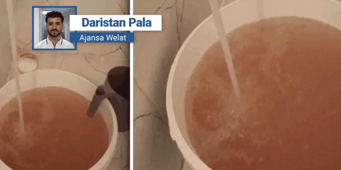 Li Colemêrgê ev nezî 2 meh in ava vexwarinê şêlû diherike