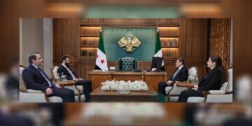 Mazlûm Ebdî û Îlham Ehmed bi Şara re civiyan