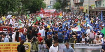 Saziyên kedê yên Êlihê banga tevlîbûna meşa 1ê Gulanê kirin