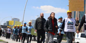 110 karkerên ji bo heqdestê xwe têdikoşiyan hatin binçavkirin