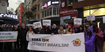 Girtina aktîvîsta ekolojiyê Esra Işik hate protestokirin