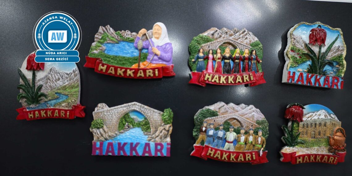 Dikandarek Colemêrgî nasnameya bajêr li magnet û solan dike