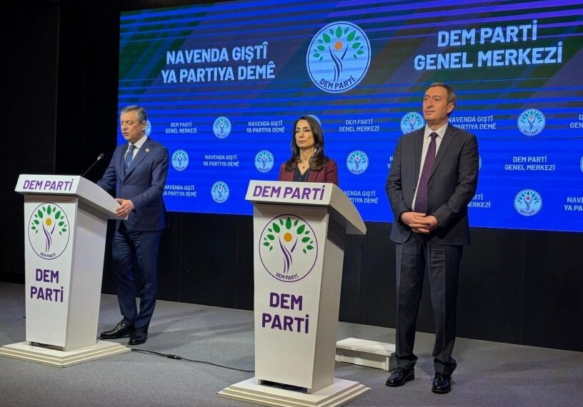 Di hevdîtina DEM Partî û CHPê de rojev hilbijartin û demokratîkbûyîn bû